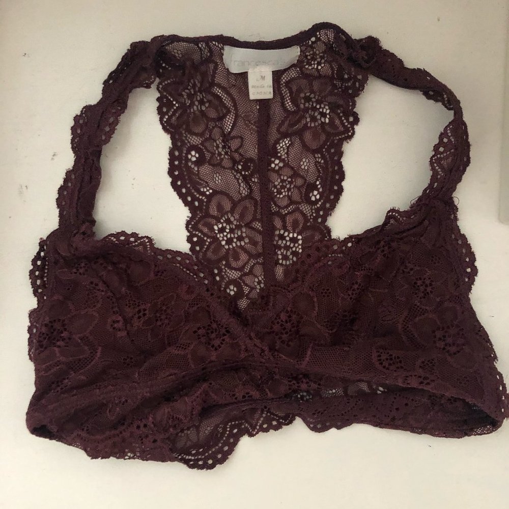 Francesca's Racerback Bralette, Size M